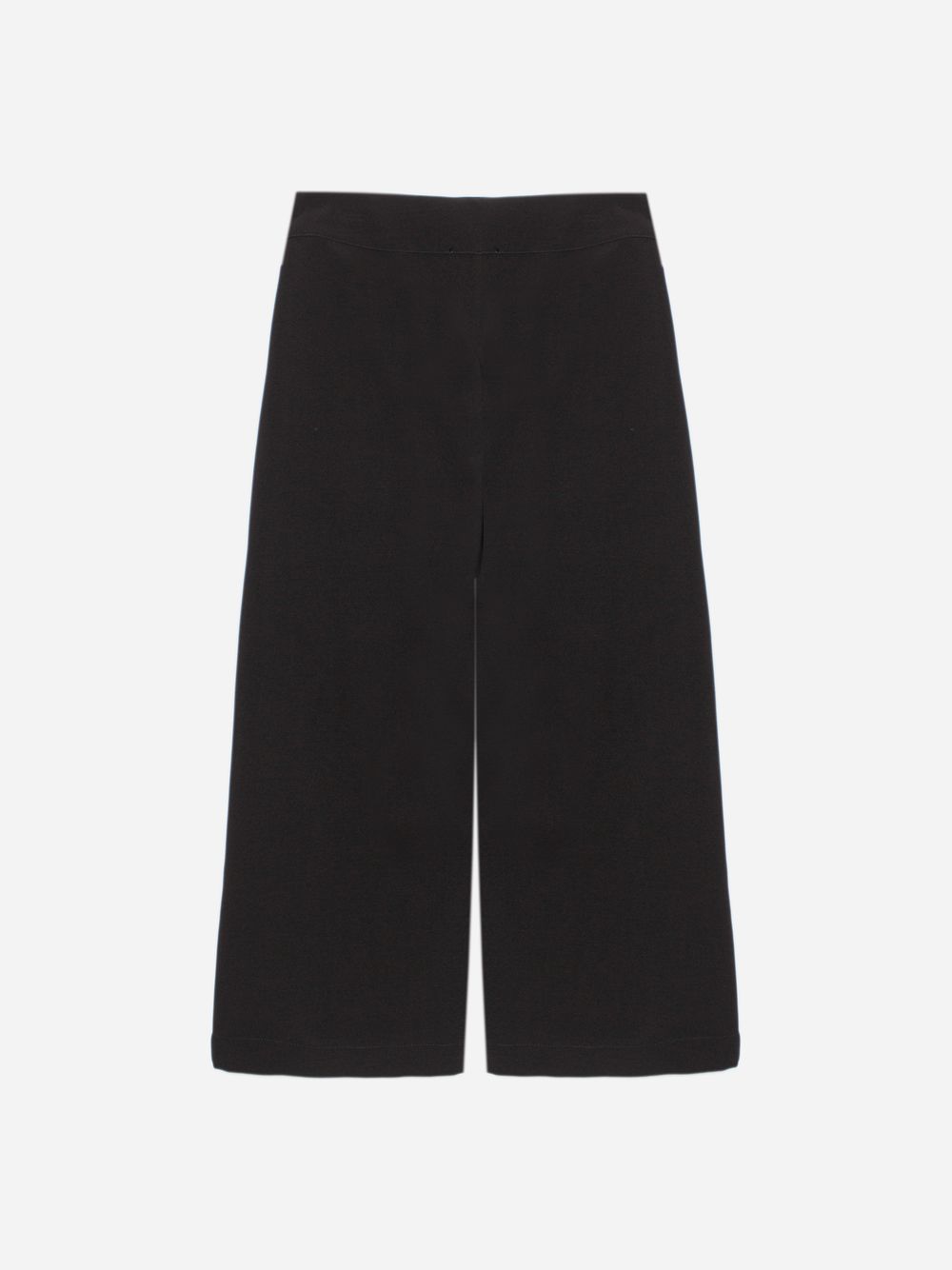 Black trousers with elegant decorative buttons