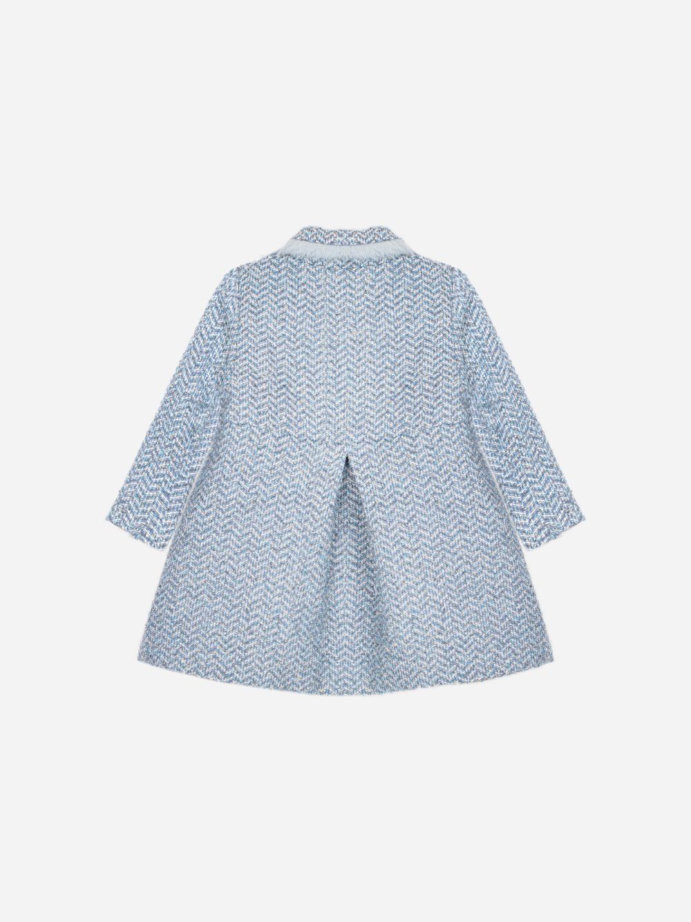 Indigo Blue tweed coat