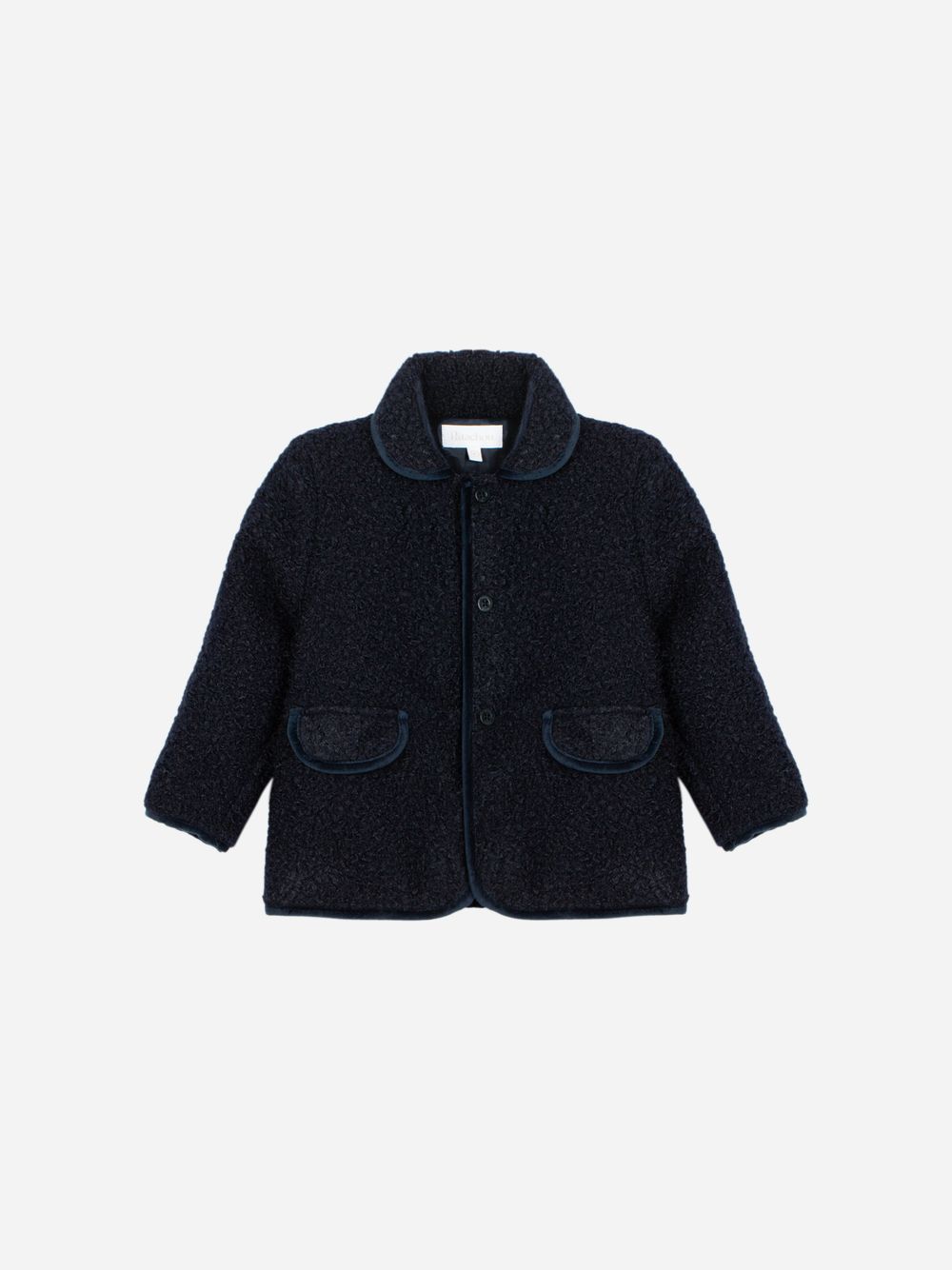 Elegant navy blue coat for boys