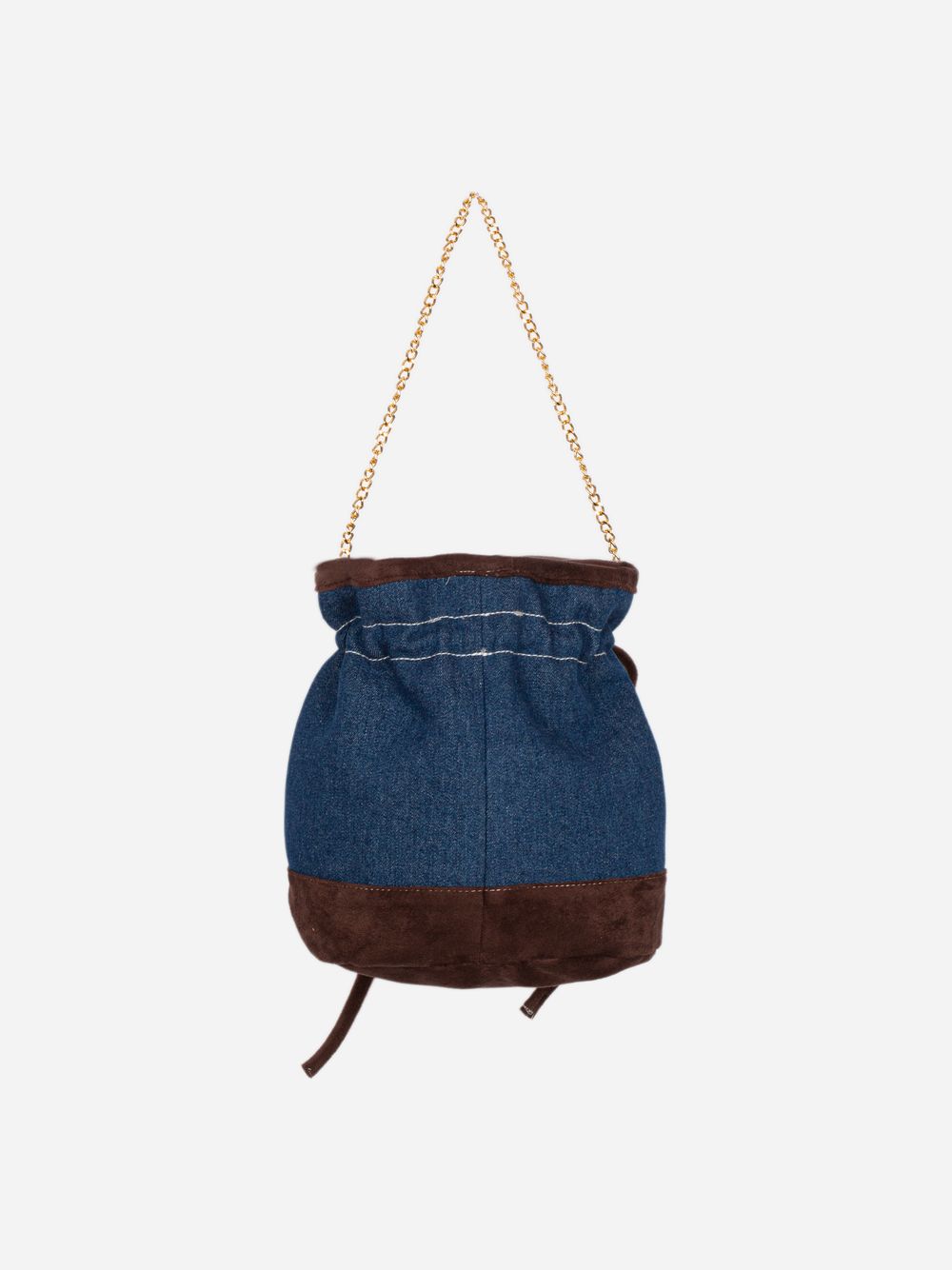 Indigo Blue denim bag with elegant details