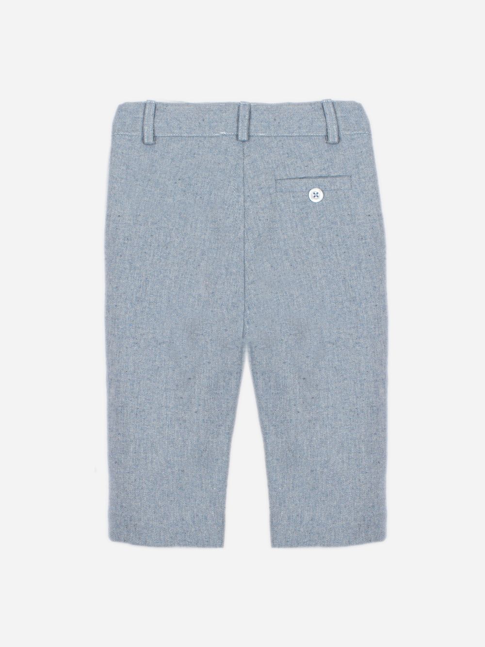 Blue trousers with side pockets for boys