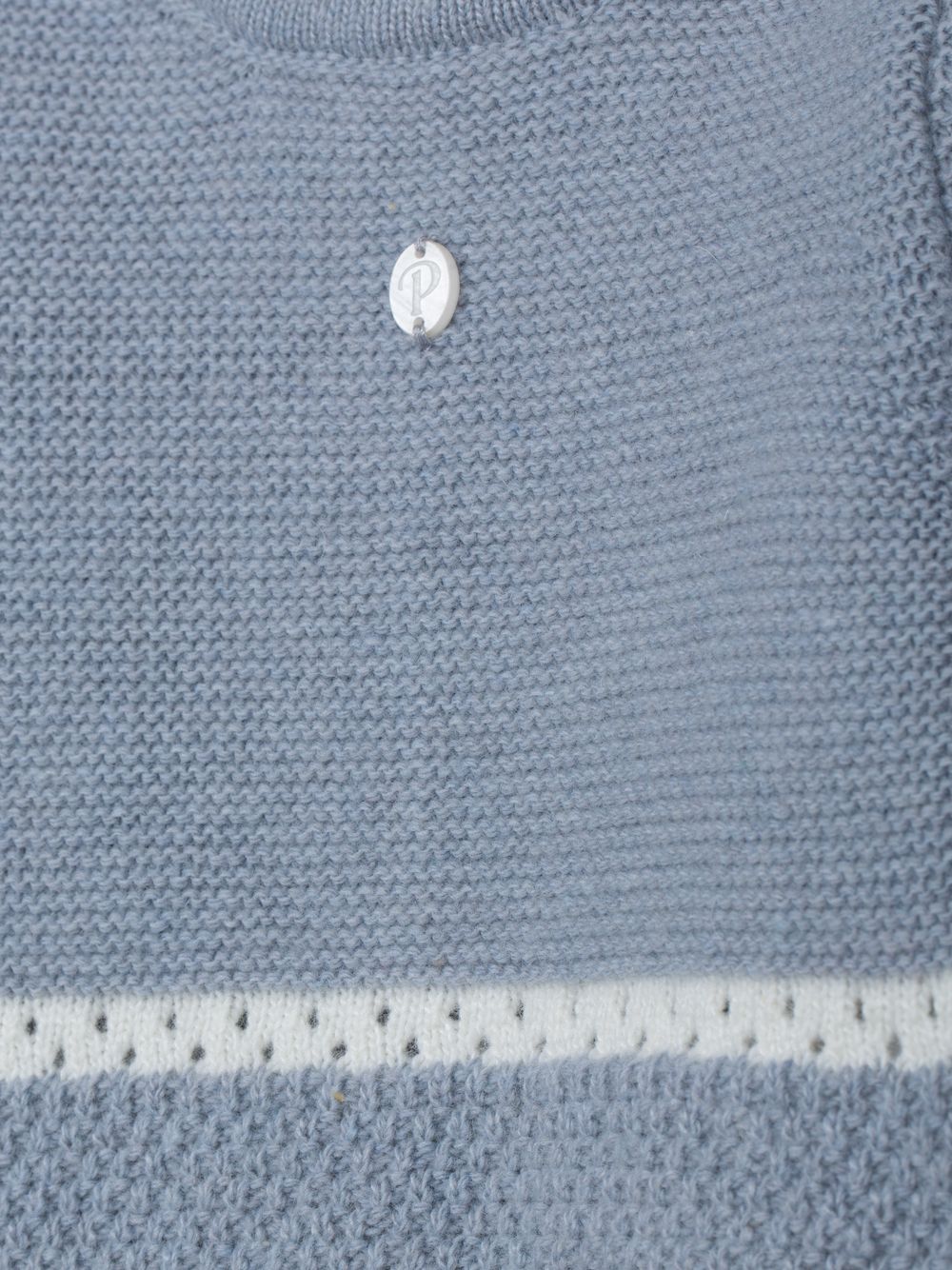 Light Blue knitted set with an elegant design