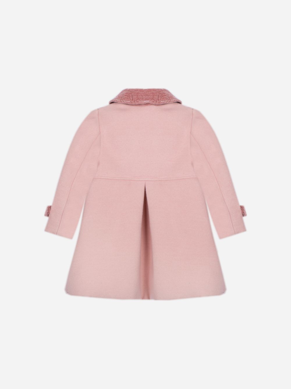 Elegant pale pink coat for your girls