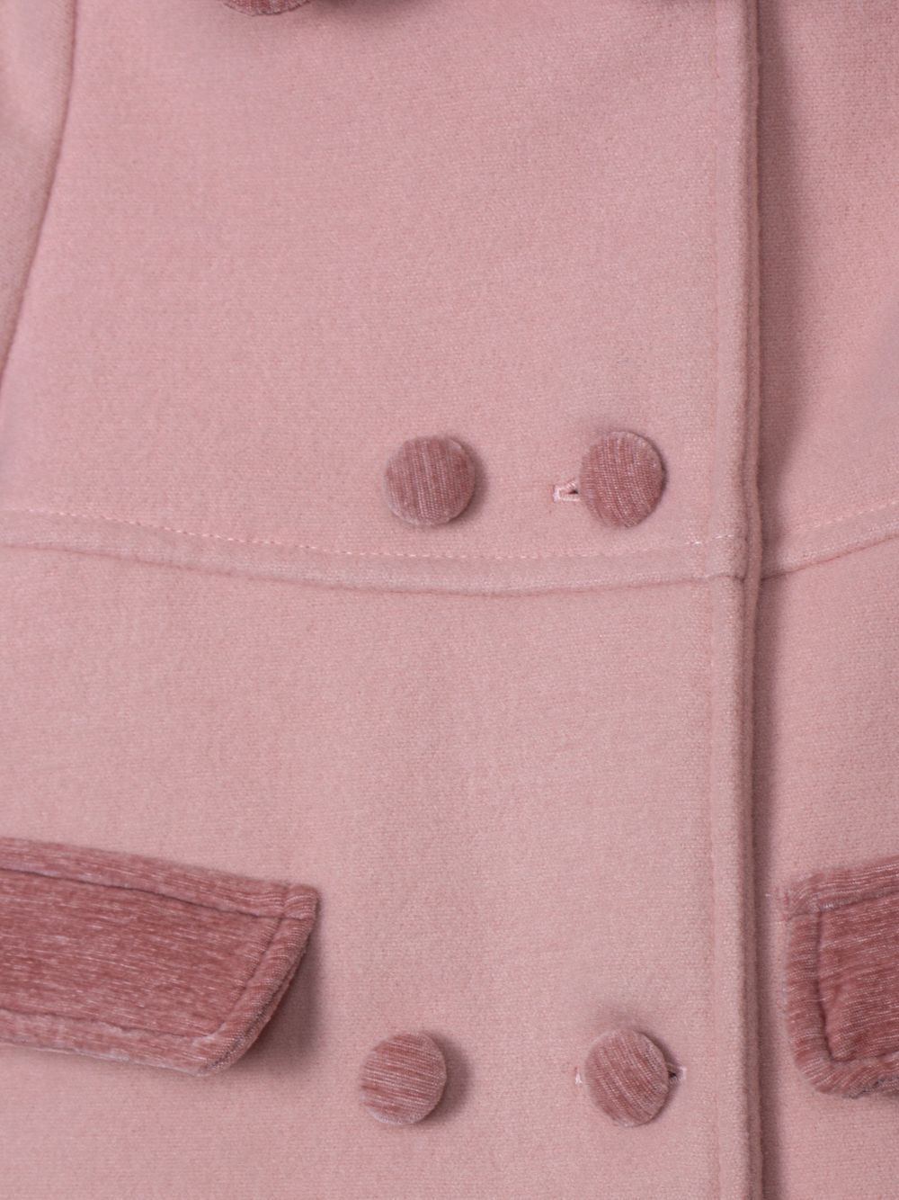 Elegant pale pink coat for your girls