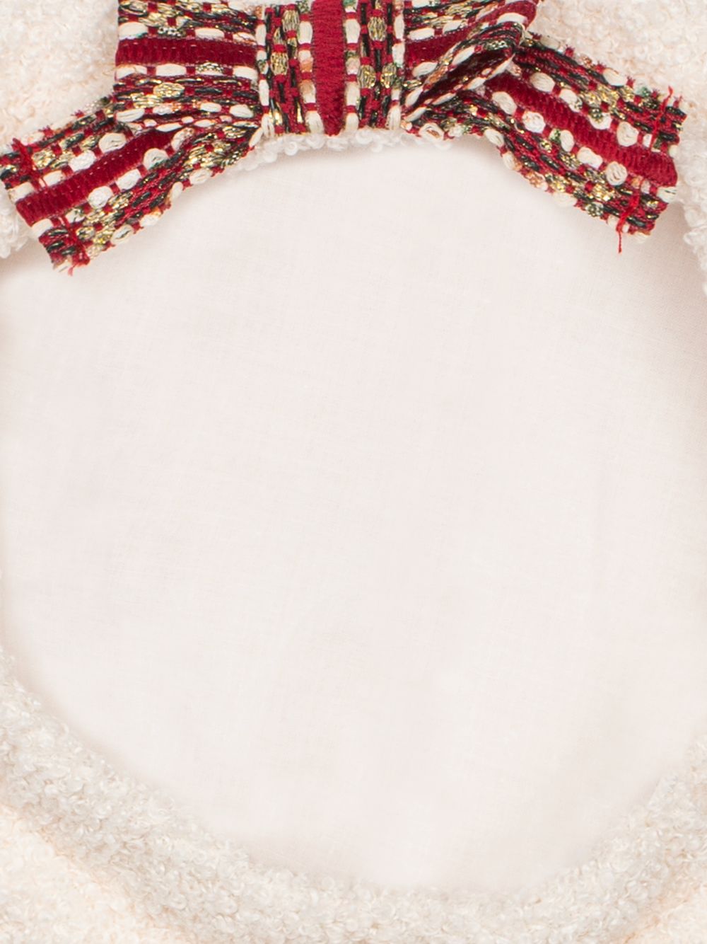 Beige bouclé beret