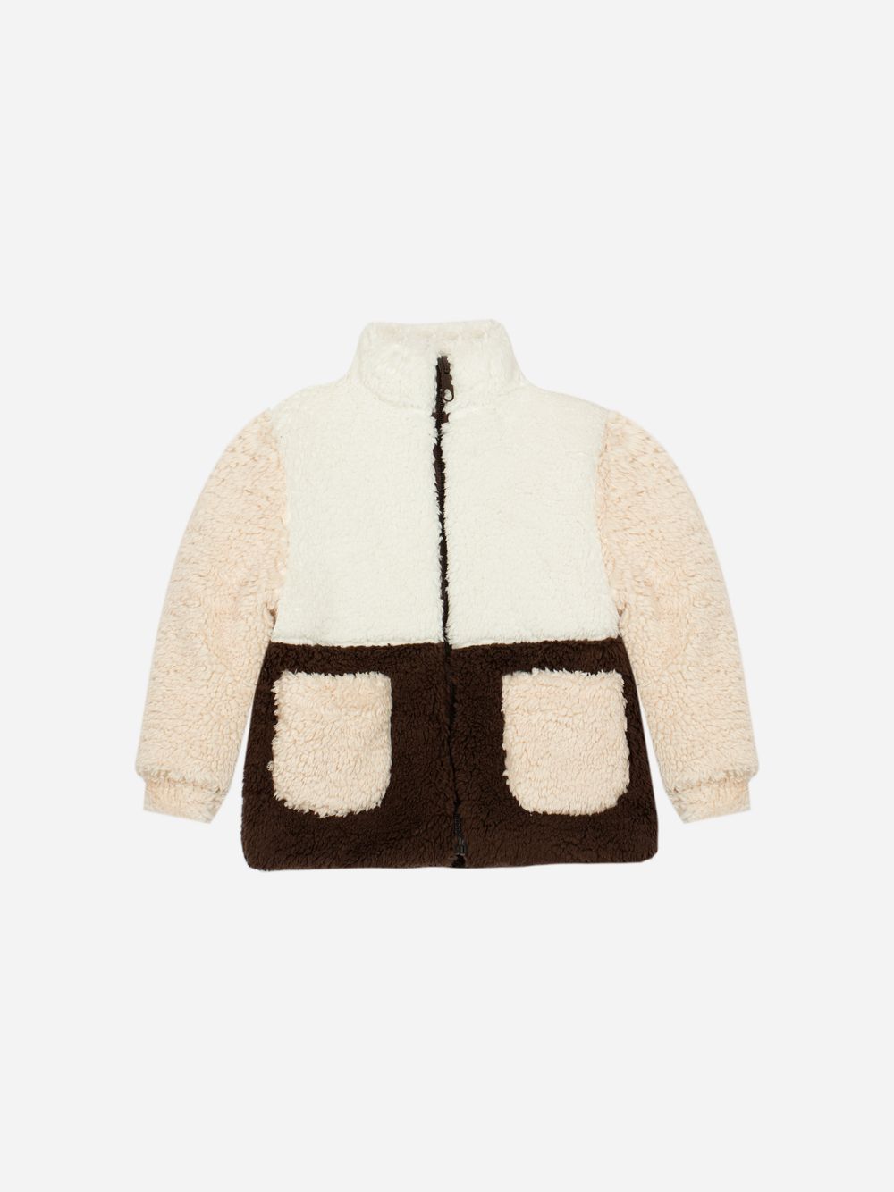 Elegant brown fur coat