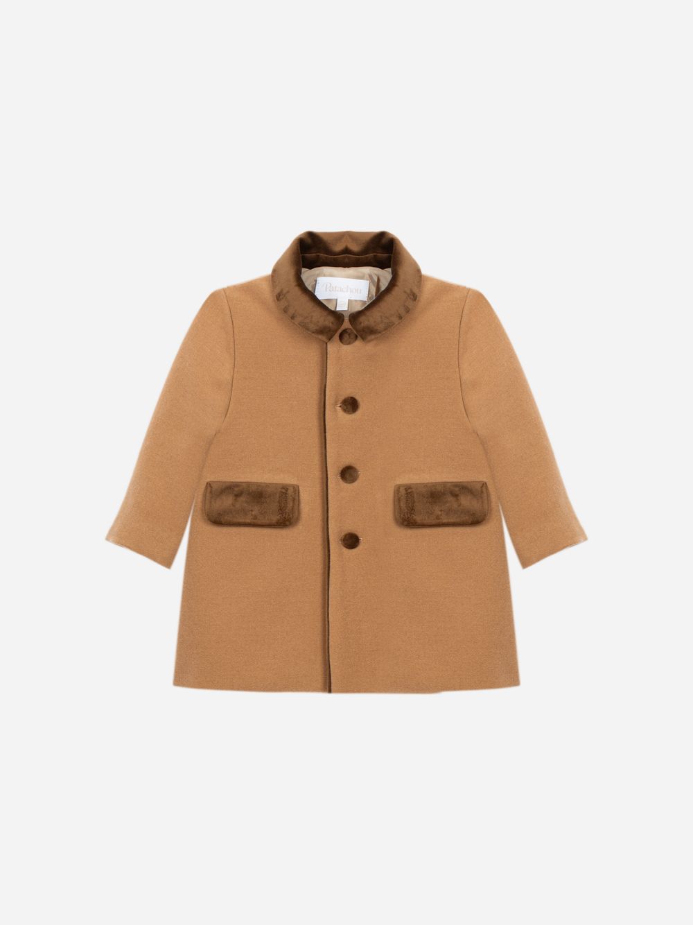 Beige coat in mouflon