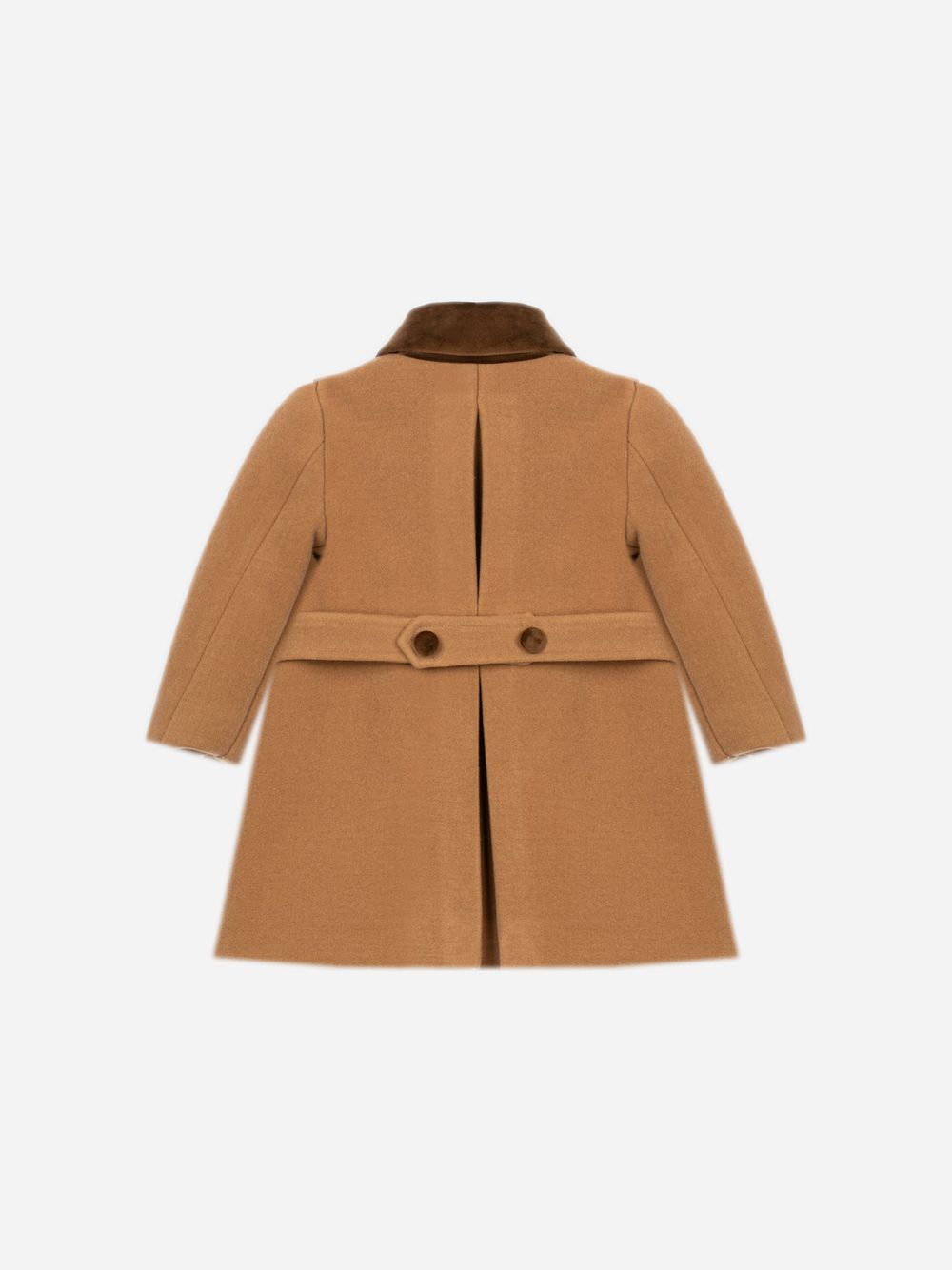Beige coat in mouflon