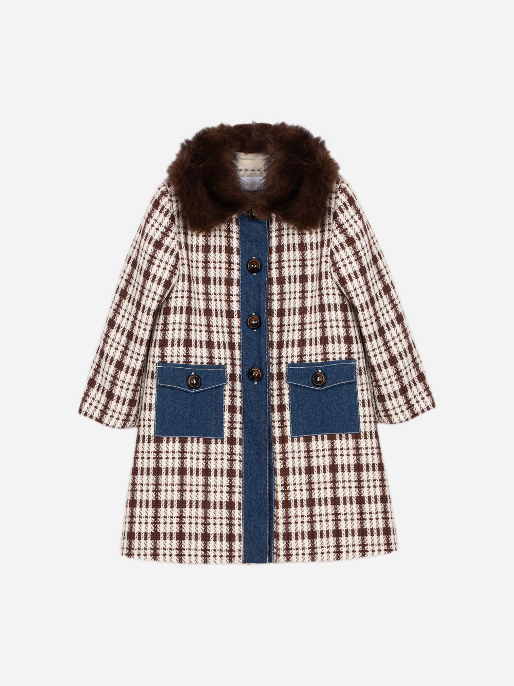 Brown coat with details