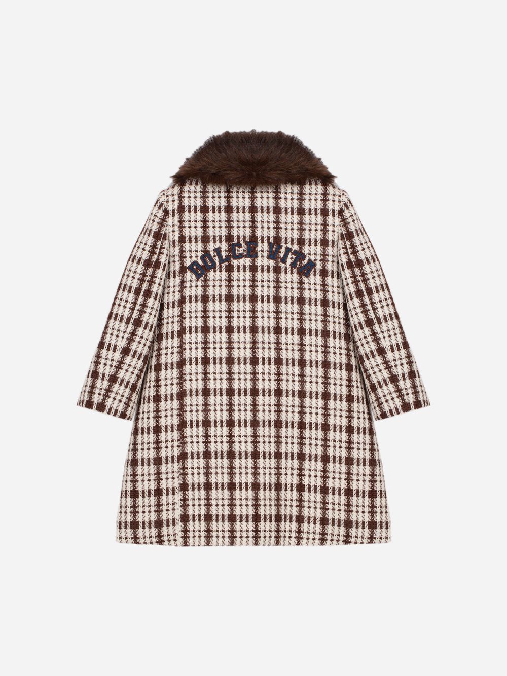 Brown coat with details