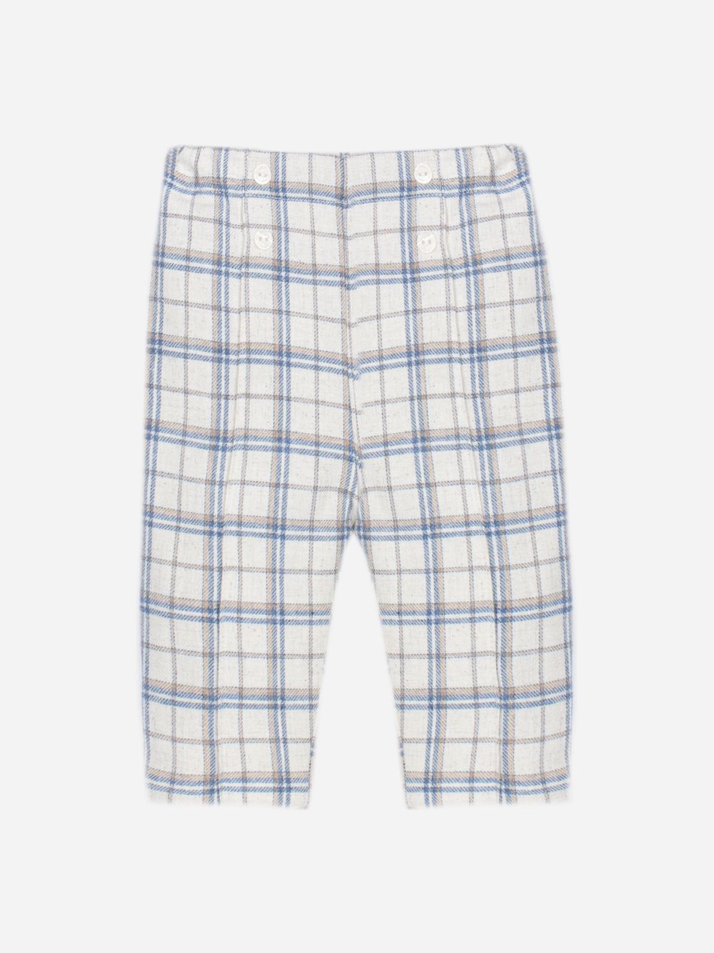 Simple beige baby trousers