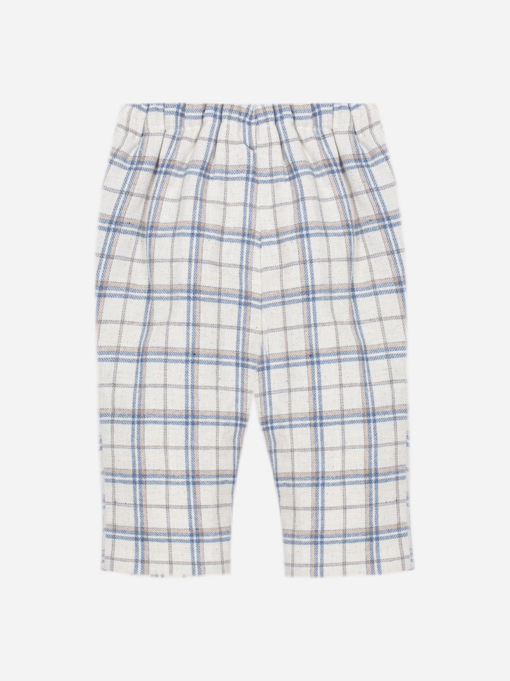Simple beige baby trousers