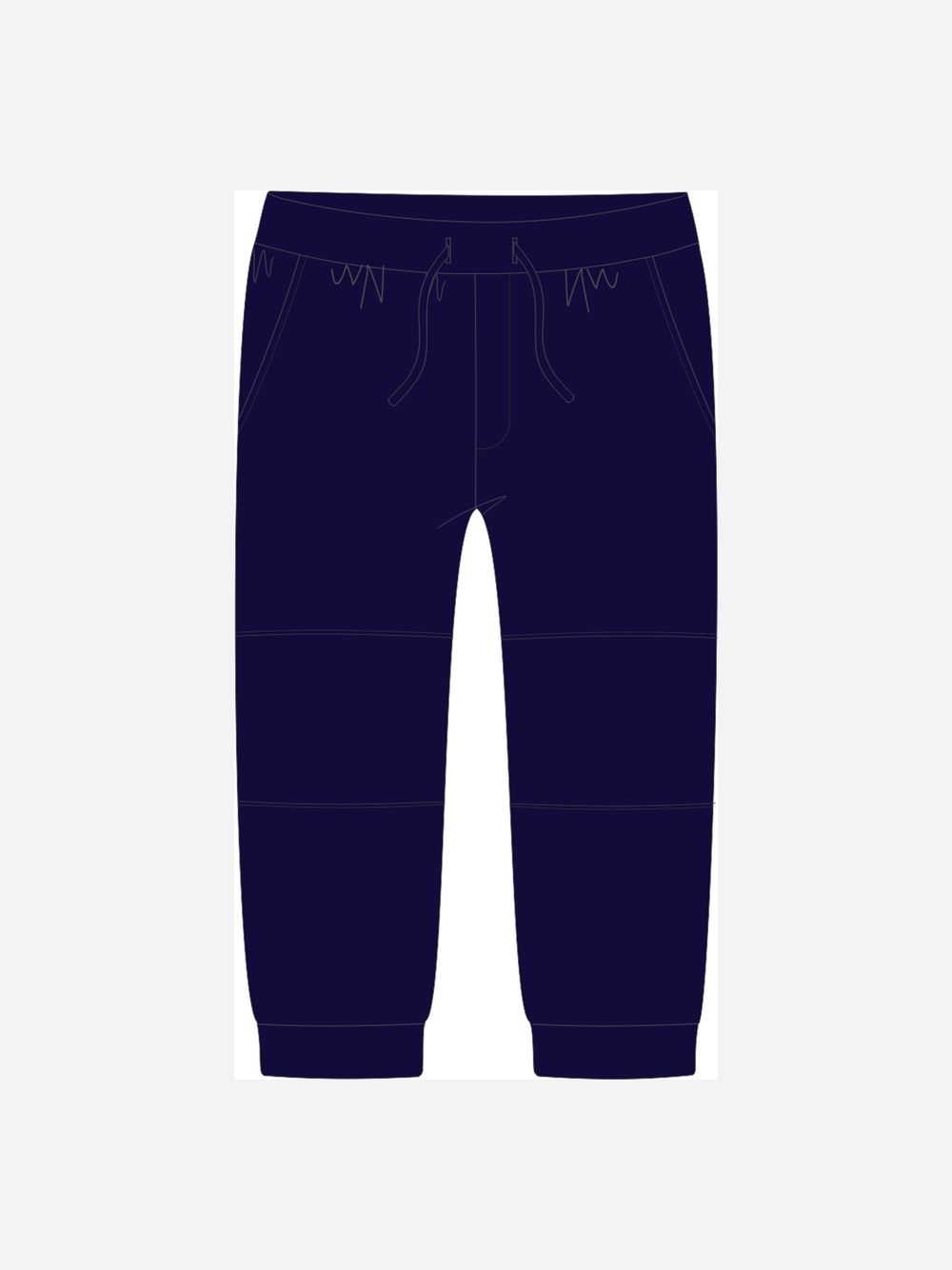 Navy Blue pants with elegant details for boys
