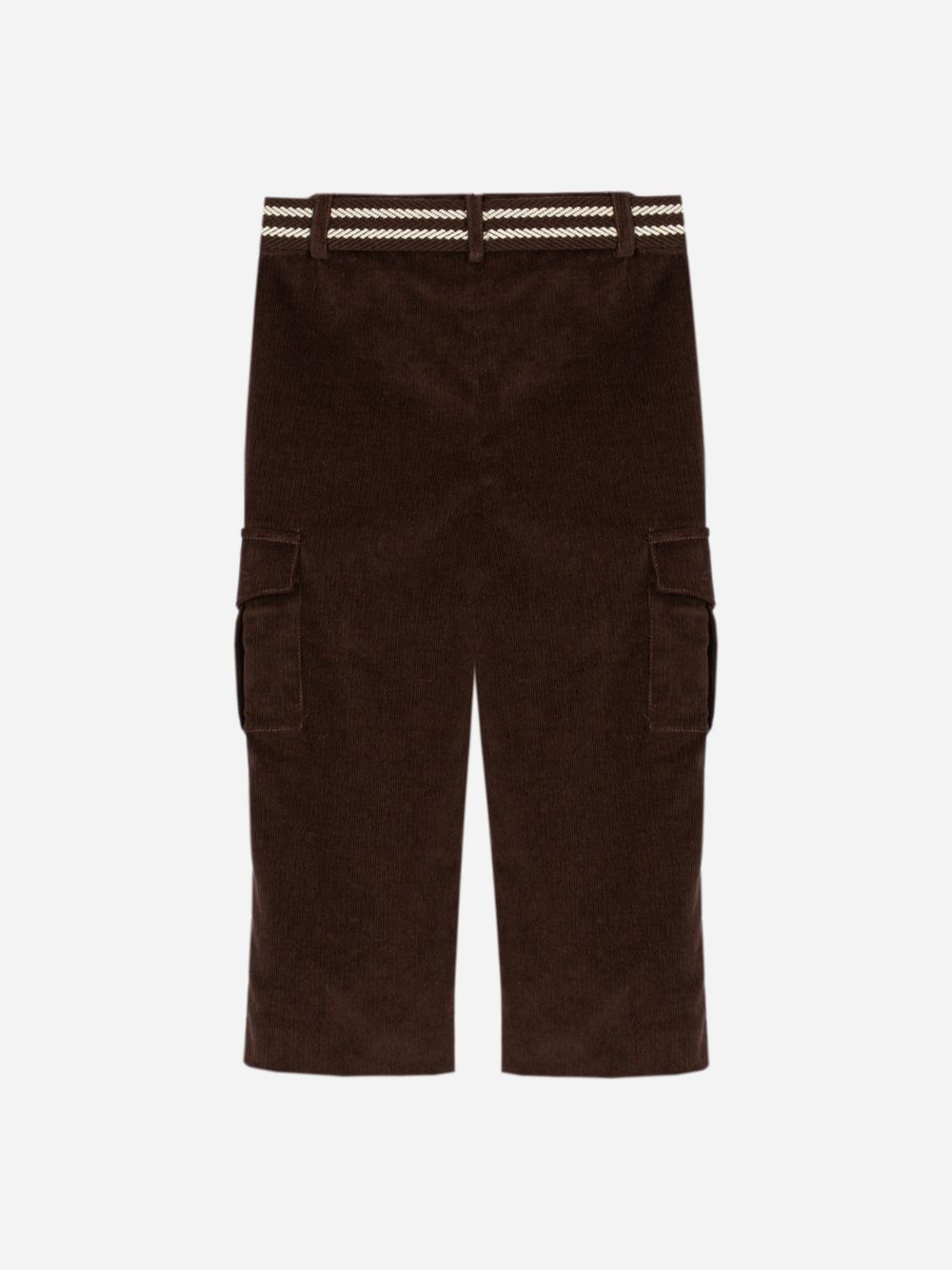 Brown trousers with a elegant belt